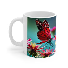 Load image into Gallery viewer, Colorful Monarch Butterflies #9 Mug 11oz mug AI-Generated Artwork
