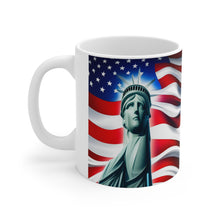 Load image into Gallery viewer, The United States of America USA Flag Eagle #5 Mug 11oz mug AI-Generated Artwork
