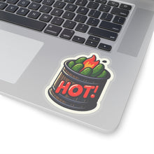 Load image into Gallery viewer, Hot Dill Pickle Barrel Vinyl Sticker, Foodie, Mouthwatering, Whimsical, Food #5
