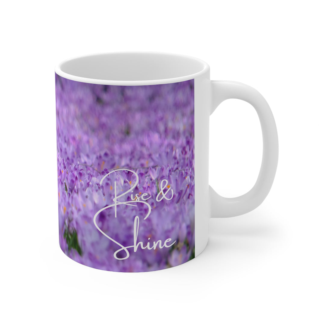 Rise and Shine #18 Ceramic 11oz Decorative Coffee Mug