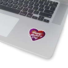 Load image into Gallery viewer, Happy Mother&#39;s Day Heart Shaped Vinyl Stickers, Laptop, Diary, Journal #1
