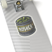 Load image into Gallery viewer, Kosher Pickle Barrel Vinyl Sticker, Foodie, Mouthwatering, Whimsical, Food #3
