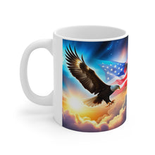 Load image into Gallery viewer, The United States of America USA Flag Eagle #1 Mug 11oz mug AI-Generated Artwork
