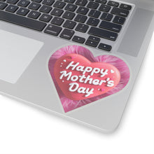 Load image into Gallery viewer, Happy Mother&#39;s Day Heart Shaped Vinyl Stickers, Laptop, Diary, Journal #4
