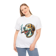 Load image into Gallery viewer, Muse Wearable The Dog Life Hound Dog Cigar Gold Chain Unisex Crewneck T-Shirt
