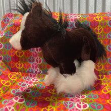 Load image into Gallery viewer, Webkinz Clydesdale Horse HM139 No Code Stuffed Plush Animal Pet
