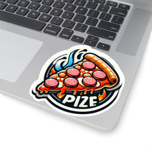 Load image into Gallery viewer, Pize Slice Foodie Vinyl Stickers, Funny, Laptop, Water Bottle, Journal, #15
