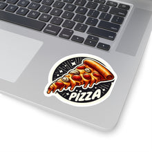 Load image into Gallery viewer, Midnight Pizza Slice Foodie Vinyl Stickers, Laptop, Water Bottle, Journal #6
