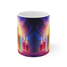 Load image into Gallery viewer, Happy Birthday Candles #16 Ceramic 11oz Mug AI-Generated Artwork
