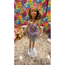 Load image into Gallery viewer, Mattel Barbie Doll #21 jointed Ballerina purple tutu As Shown
