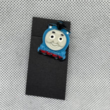 Load image into Gallery viewer, Train Engine Brooch Tank Engine Resin Top Hat Cabochon Coat Pin
