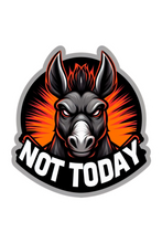 Load image into Gallery viewer, Angry Stubborn Mule Animal Not Today 3&quot; Vinyls Stickers Sheet for Laptops, Water bottles, Journals
