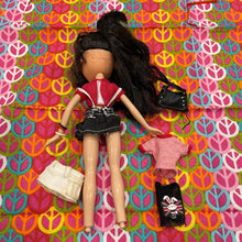 Load image into Gallery viewer, Bratz Funk Out Dana Doll with Accessories Shorts, Top Purse Lot 20B #114
