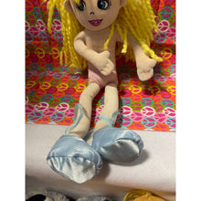 Load image into Gallery viewer, Friends 2B Made Yellow Yarn Hair Rag doll Plush BABW Build-A-Bear
