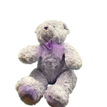 Load image into Gallery viewer, Build-A-Bear Lavender Shaggy Sitting Plush (Pre-owned) Bear 16&quot; BABW Workshop
