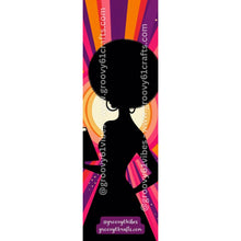 Load image into Gallery viewer, Groovy Reader Bookmark – Vintage Silhouettes for Women Who Love to Read (5-8)
