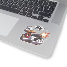 Load image into Gallery viewer, Funny Angry Stubborn Duck Vinyl Stickers, Laptop, Journal, Whimsical, Humor #2
