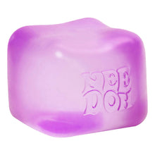 Load image into Gallery viewer, Schylling NeeDoh Nice Cube -Sensory Squeeze Toy with Super Solid Squish - 2.25&quot; Cube (Purple)
