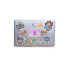 Load image into Gallery viewer, Funny Laptop Vinyl Stickers, Laptop covered with stickers, Diary, Journal #2
