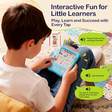 Load image into Gallery viewer, Interactive Learning Tablet for Kids, Educational Talking Toy with 30 Flash Cards for Alphabets, Phonics, Words, Music &amp; Quiz, Best Learning Toy for Ages 2-5, Birthday Gift for Boys&amp;Girls, Blue
