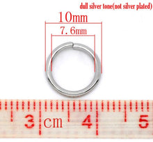 Load image into Gallery viewer, HDSupplies 200 Pieces - 304 Stainless Steel Jump Rings -10mm - 16 Gauge (1.2mm Thickness)
