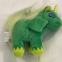 Load image into Gallery viewer, McDonald&#39;s 2004 NeoPets Green Uni Plush 4&quot; Toy (Pre-owned)

