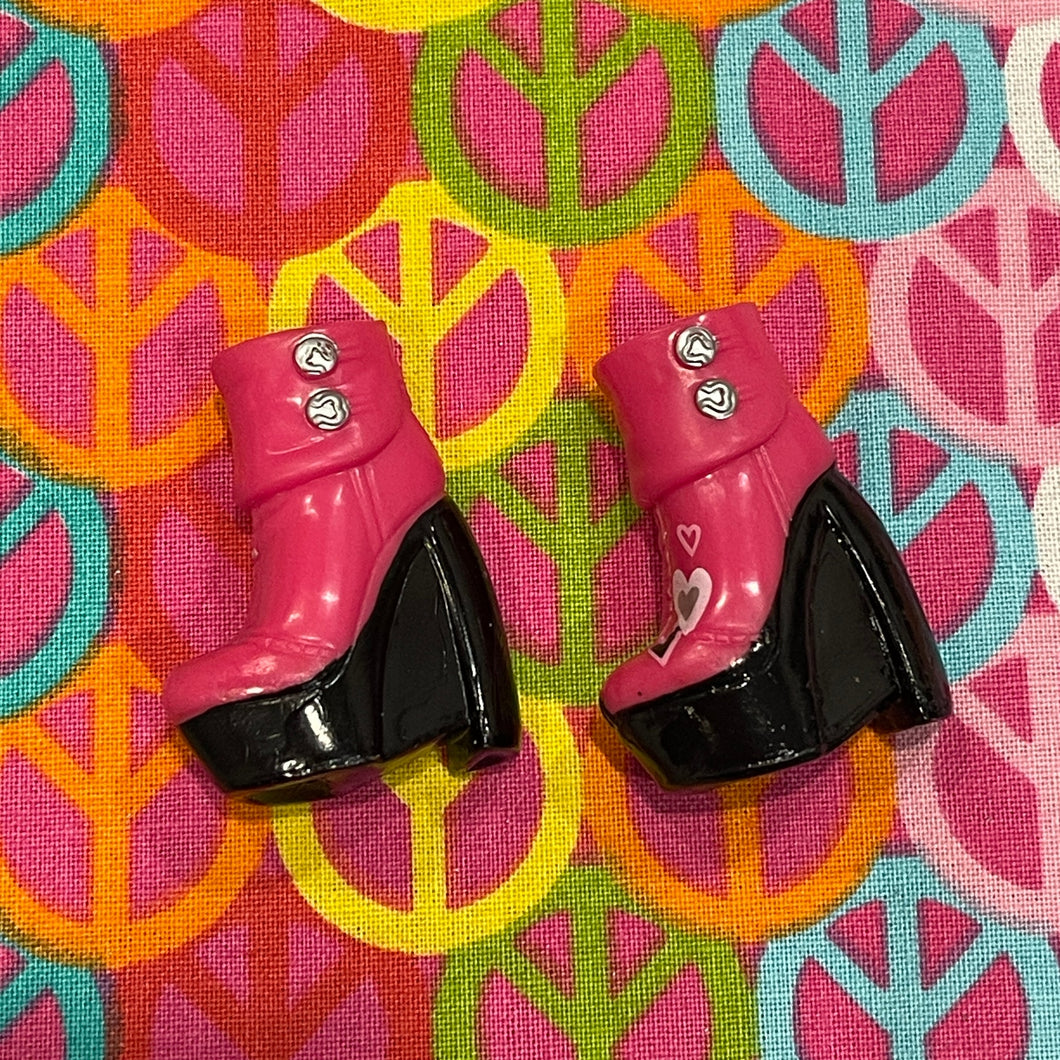 My Little Pony Equestria Girl Pink & Black Footwear Boots