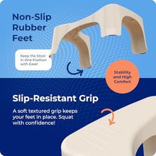Load image into Gallery viewer, Squatty Potty Simple Bathroom Toilet Stool, Buttercream 7", Ergonomic Stool – Posture-Enhancing Bathroom Footrest for Improved Digestion &amp; Constipation Relief
