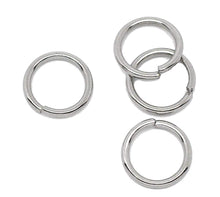 Load image into Gallery viewer, HDSupplies 200 Pieces - 304 Stainless Steel Jump Rings -10mm - 16 Gauge (1.2mm Thickness)
