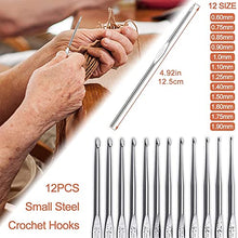 Load image into Gallery viewer, Katech 85 pcs Crochet Hooks Kit Knitting Accessories with Crochet Case, Small Sizes Crochet Hooks for Knitting Lace Yarn, Colorful Ergonomic Crochet Needles Set for Making Sweater, Bag and Hat (Green)
