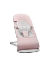Load image into Gallery viewer, BabyBjörn Bouncer Balance Soft, Woven/Jersey, Light Pink/Grey | 2-in-1 Adjustable Baby Bouncer Seat and Toddler Chair, Newborn to Toddler (8-29 lbs), 4 Positions, Lightweight &amp; Portable
