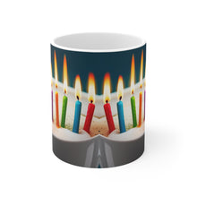 Load image into Gallery viewer, Happy Birthday Candles #12 Ceramic 11oz Mug AI-Generated Artwork

