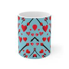 Load image into Gallery viewer, Valentine&#39;s Day is for Love #26 11oz AI Decorative Coffee Mug
