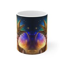 Load image into Gallery viewer, Mardi Gras Mask Ribbon #6 Mug  AI-Generated Artwork 11oz mug
