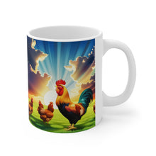 Load image into Gallery viewer, Rise and Shine #44 Ceramic 11oz AI Decorative Coffee Mug
