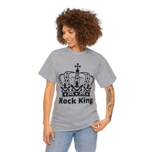 Load image into Gallery viewer, Rock King Crown Men&#39;s Heavyweight 10% Cotton T-shirt
