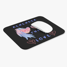 Load image into Gallery viewer, Remember the Love Angel Wings Mouse Pad (Rectangle) 9&quot; x 8&quot; High Density Foam

