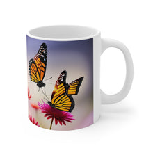 Load image into Gallery viewer, November Topaz Birth Month Colors Fairies &amp; Butterflies #1 Mug 11oz AI Artwork
