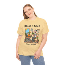 Load image into Gallery viewer, Frustrated Plant A See Watch it Grow Young Boy 100% Cotton Classic Fit T-shirt
