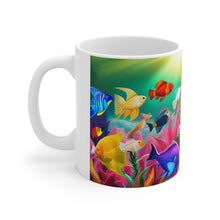 Load image into Gallery viewer, A Menagerie of a colorful Sea-life #5 Mug 11oz mug AI-Generated Artwork
