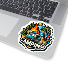 Load image into Gallery viewer, Gone Sunrise Beach Camping Vinyl Stickers, Laptop, Gear, Outdoor Sports, #10
