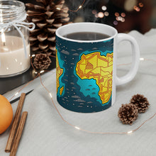Load image into Gallery viewer, Colors of Africa Continent Map #3 AI 11oz Coffee Mug

