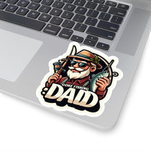 Load image into Gallery viewer, Gone Fishing Dad Vinyl Stickers, Laptop, Gear, Outdoor Sports Fishing #7
