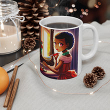 Load image into Gallery viewer, Playing Dress up Just Like Mommie #4 Mug 11oz mug AI-Generated Artwork
