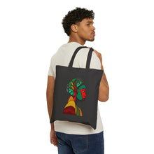 Load image into Gallery viewer, Colors of Africa Queen Mother #8 100% Cotton Canvas Tote Bag 15&quot; x 16&quot;
