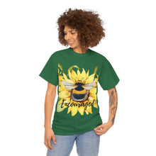 Load image into Gallery viewer, Be Encouraged Honey Bee Unisex Heavyweight 100% Cotton T-Shirt

