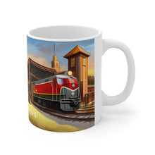 Load image into Gallery viewer, Professional Worker Ty Train Conductor #4 Ceramic 11oz Mug AI-Generated Artwork

