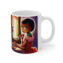 Load image into Gallery viewer, Playing Dress up Just Like Mommie #4 Mug 11oz mug AI-Generated Artwork
