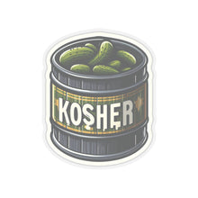 Load image into Gallery viewer, Kosher Pickle Barrel Vinyl Sticker, Foodie, Mouthwatering, Whimsical, Food #3
