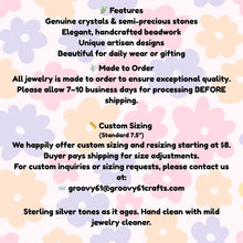 Load image into Gallery viewer, Bone Disc with Austrian Pearls - Handcrafted Crystal Beaded 20" Necklace
